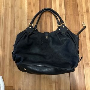 Louis Vuitton XL Hobo Bag Black Leather
